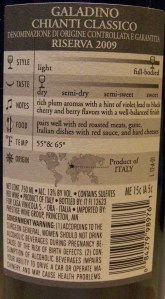 ALDI_GalladinoChiantiClassicoDOCG2009Back