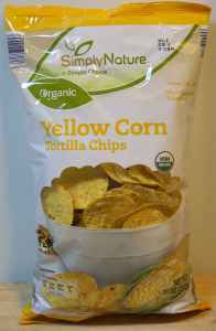 Simply Nature Organic Corn Tortilla Chips ALDI - front