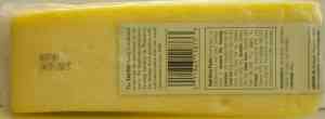 Sartori Bellavitano Gold Cheese Back