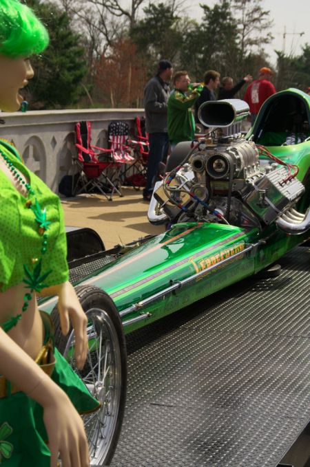 Lime Green Rail and Friend