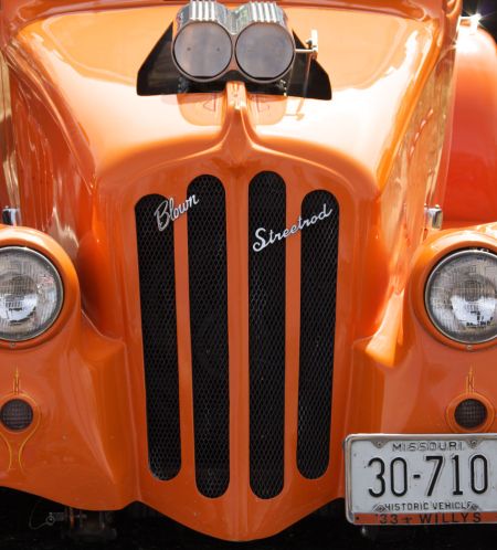 Orange Blown Street Rod
