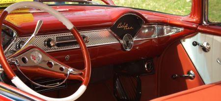 Red Chevy Dash