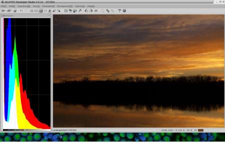 Sunset with Histogram