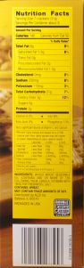 ALDI - Savoritz Baked Woven Wheat Crackers - back label