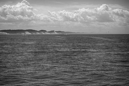 lake michigan, pure water, landscape, seascape, monochrome, water