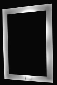 square light, abstract, mirror, hotel bathroom light, mirror light, monochrome