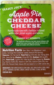 trader joes, apple pie cheddar cheese, cheese