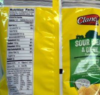 aldi, clancy's, potato chips, sour cream and onion, nutrition