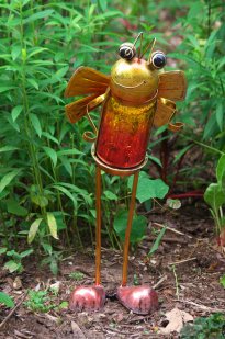 garden gnome, cyborg, statue, tiny