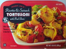 trader joes, food, review, tortelloni, ricotta, spinach, price