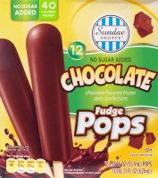 ALDI, chocolate fudge pops, review, low sugar