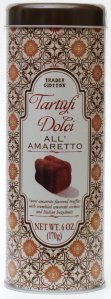 trader joes, truffles, amaretto, review