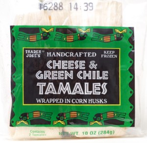 Trader Joe, cheese green chile tamale, review
