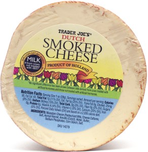 Trader Joe, Dutch smoked Gouda cheese, review, price, nutrition
