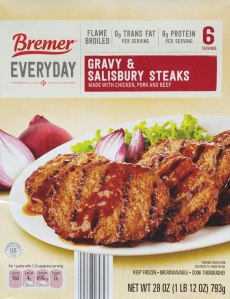 ALDI, Bremer Gravy and Salisbury Steaks, Nutrition, Review, Calories, Price