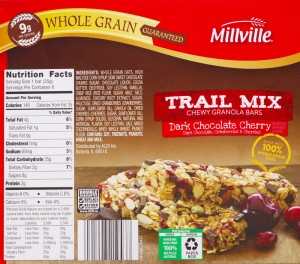 ALDI, Millville, Trail Mix Chewy Granola Bars, snack, review, price, nutrition