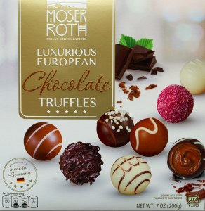 aldi, food, review, price, calories, nutrition, moser roth, chocolate truffles