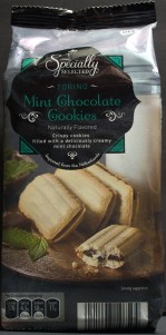 aldi, specially selected, mint chocolate cookies, review, price, calories, nutrition