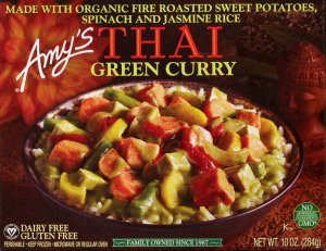 Amy's Thai Green Curry, vegan, review, nutrition, price, calories, target