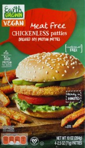 ALDI, Chickless Patties, review, vegan, price, calories, nutrition