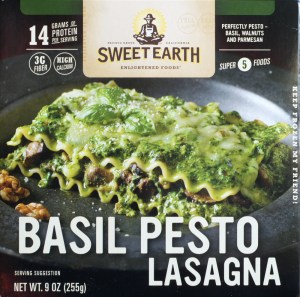 Target, Sweet Earth, Basil Pesto Lasagana, review, price, nutrition, calories