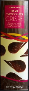 Trader Joe's, dark chocolate crisps, review, price, calories, nutrition