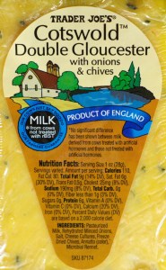 Trader Joe's, double gloucester cheese, review, price, calories, nutrition
