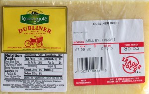 Trader Joe's, kerrygold, dulbiner, cheese, review, price, calories, nutrition