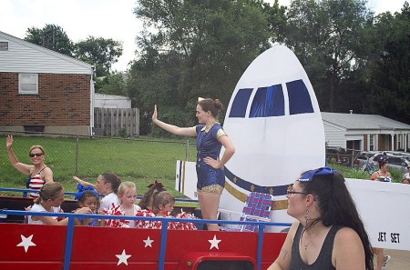 July 4, parade, local, dance team